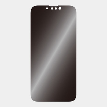 iPhone 16e / 14 / 13 / 13 Pro フルカバー のぞき見防止 画面保護強化ガラス 位置ピタ 光沢 トリニティ