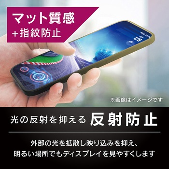 iPhone 16e / 14 / 13 / 13 Pro [Gaming Glass] フルカバー 反射防止 ゲーム専用ガラス 位置ピタ トリニティ
