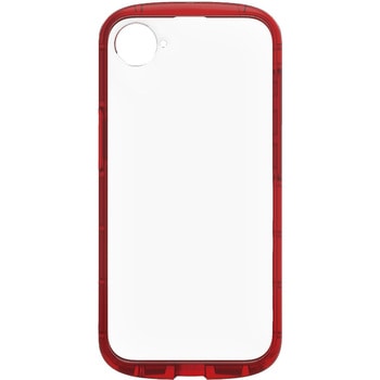 iPhone 16e [LIGHT SHIELD Solid] 超精密設計 衝撃吸収 ハイブリッドクリアケース レッド トリニティ
