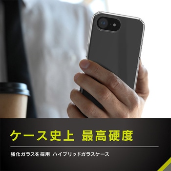 iPhone 16e [GLASSICA] 背面ガラスケース クリア トリニティ