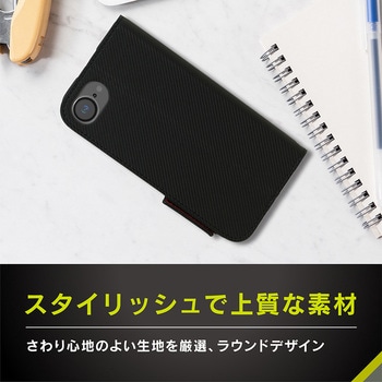 iPhone 16e [FlipNote] 耐衝撃フリップノートケース ピンク トリニティ