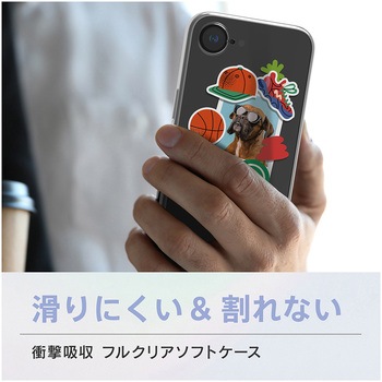 iPhone 16e [Aegis Solid MyFav] 超精密設計 推し活クリアフルカバーTPUケース トリニティ