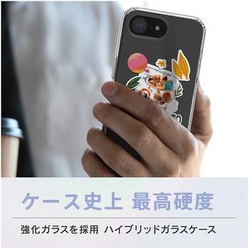 iPhone 16e [GLASSICA MyFav] 推し活クリア背面ガラスケース トリニティ