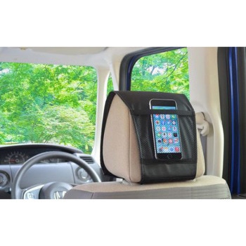 ヘッドレストスマホポケット(本革調) - CAPStyle