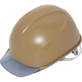 エアライトS搭載ヘルメット(透明バイザータイプ・溝付) タニザワ x