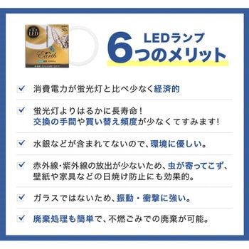 LEDサークルランプ 昼光色 エコデバイス