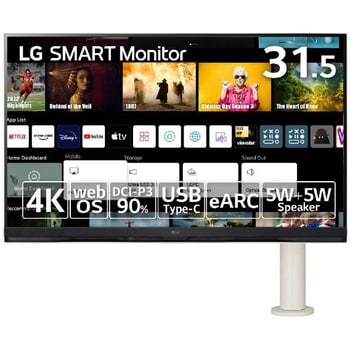 LG エルゴノミクス スタンド 4kモニター ディスプレイ...