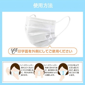 日本製 4層式 サージカルマスク 医療用マスク クラス3 - つばさ