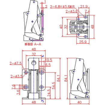 スライドヒンジ ロック機構付 ジョー・プリンス竹下