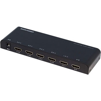 4K2K対応HDMIセレクタ 手動切り替えモデル Input5+Output1ポート グリーンハウス