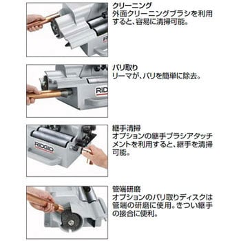 美品／店頭受取り限定】 RIDGID 高速管端処理機 122J-