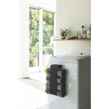 マグネットバスタオルホルダー タワー 山崎実業