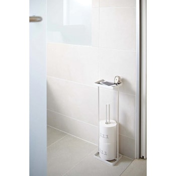 トレイ付きトイレットペーパースタンド タワー - 山崎実業