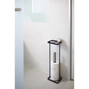 トレイ付きトイレットペーパースタンド タワー - 山崎実業