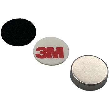 NMTR30-5 ネオジム磁石 丸型 両面テープ・滑り止めゴム付 1個 ラクテム