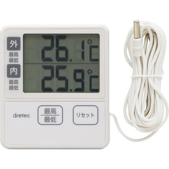 O-285Ⅳ デジタル最高最低温度計 1個 ケニス 【通販モノタロウ】