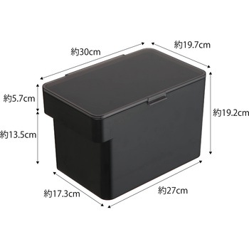 ペットフードストッカー タワー 1．2kg ホワイト 山崎実業
