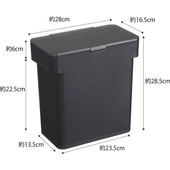 tower 密閉 袋ごと ペットフードストッカー 3kg袋(計量カップ付) 山崎実業