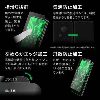 Google Pixel 7a ガラスフィルム 「GLASS PREMIUM FILM」スタンダードサイズ 指紋防止 LEPLUS NEXT