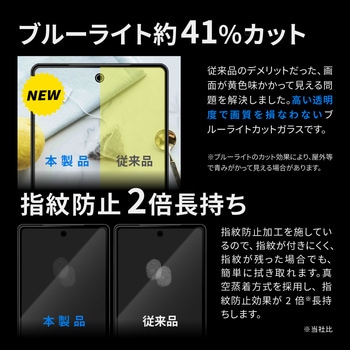 Google Pixel 7a ガラスフィルム 「GLASS PREMIUM FILM」全画面保護 指紋防止 LEPLUS NEXT