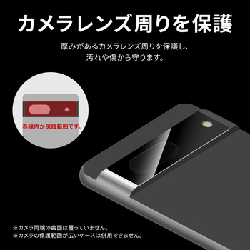 Google Pixel 7a レンズ保護ガラスフィルム 「GLASS PREMIUM FILM」 レンズ一体型 スーパークリア - LEPLUS NEXT