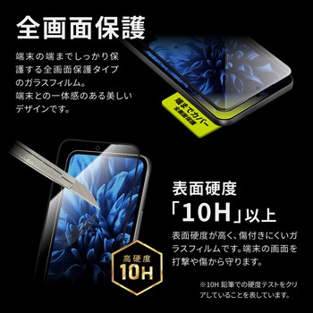 Galaxy A54 5G ガラスフィルム 「GLASS PREMIUM FILM」全画面保護 指紋防止 LEPLUS NEXT