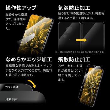 [PriQ] Galaxy S23 ガラスフィルム 「GLASS PREMIUM FILM」スタンダードサイズ - PriQ