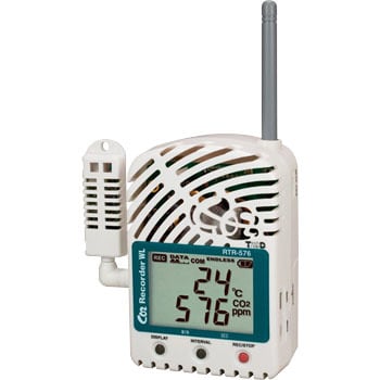 RTR-576-S おんどとり Jr.Wireless T&D(ティアンドデイ) 測定項目:温度・湿度・CO2(高精度) - 【通販モノタロウ】