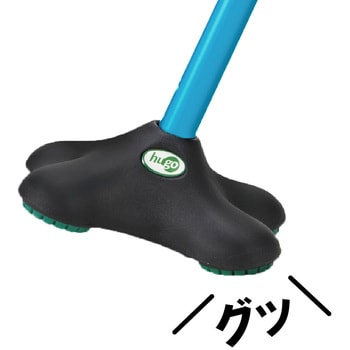 ヒューゴステッキオフセット多点杖 竹虎