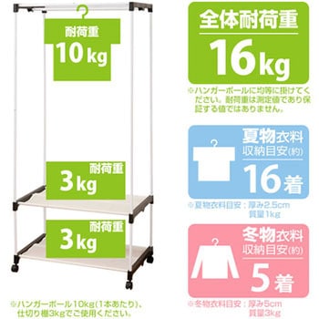 ハンガーラックカバー付 ドウシシャ