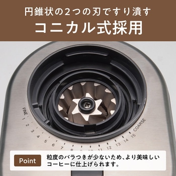 コニカル式コーヒーグラインダー コイズミ