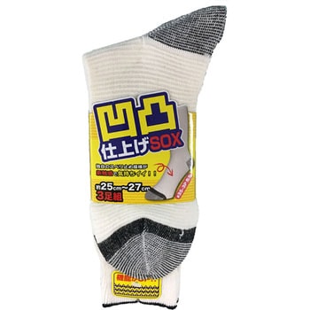 凹凸仕上げソックス 鈴木産業