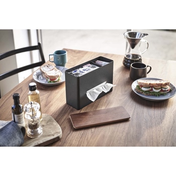 RIN リン ティッシュ&ウェットシートケース 山崎実業