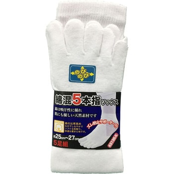 綿混5本指靴下 鈴木産業