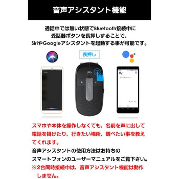 ハンズフリーカーキット  Bluetooth4.1 車載 通話専用カーキット LUFT