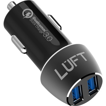 カーチャージャー 車載充電器 Qyick Charge3.0搭載 12V-24V対応 LUFT