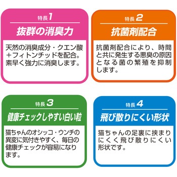 デオフリーシステムトイレ用強力消臭サンド ペットプロジャパン