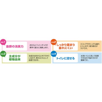 デオフリー強力消臭おからと木の猫砂 ペットプロジャパン