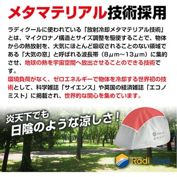 ラディクール放射冷却ヘルメットカバー ブレイン