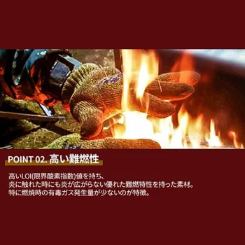 トールグローブ  アラミド繊維耐熱二重手袋 UI