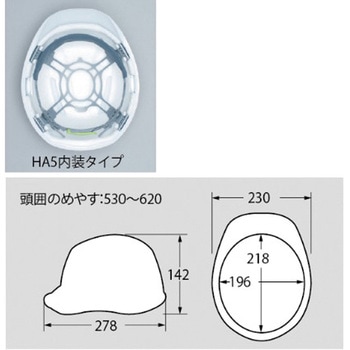 軽量ヘルメット 軽神 DICプラスチック