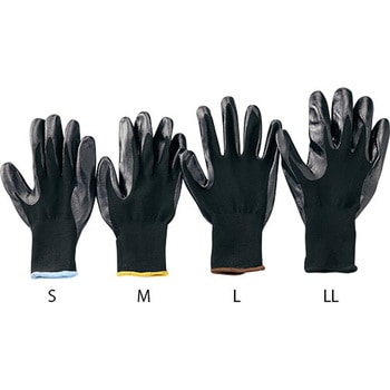 ニトリルコート手袋 アズワン