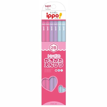 ippo かきかたえんぴつ プレーン(六角軸) トンボ鉛筆