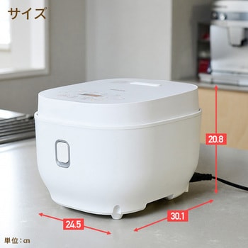 YJP-DM101(B) マイコン式炊飯器 1台 YAMAZEN(山善) 【通販サイトMonotaRO】