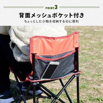 アウトドアチェア ミニ 収納ケース付き YAMAZEN(山善)