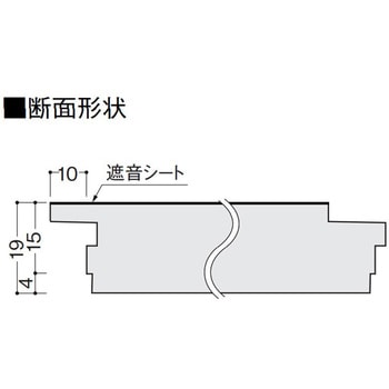 TB0119 オトテン ブロックシュガー 大建工業 寸法19×303×606mm 1セット(9枚) - 【通販モノタロウ】