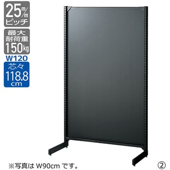 ゴンドラ什器 BR50 片面 W120cm背面ボードタイプ 本体 - ストア・エキスプレス