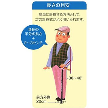 47 木製つえ 1本 島製作所 通販モノタロウ