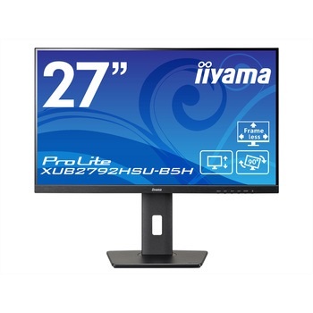 液晶ディスプレイ 27型/1920×1080/D-sub、HDMI、DisplayPort/ブラック/スピーカー：あり/IPS方式パネル/昇降/回転 iiyama(イイヤマ)