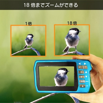 【SONYセンサー搭載】4K防水デジタルカメラ(ダブルLCDモニター) ブロードウォッチ